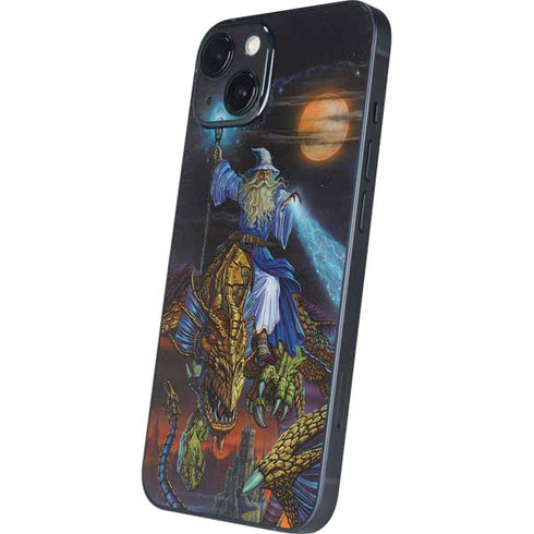 Twilight Tempest Wizard by Ed Beard Jr iPhone Skins